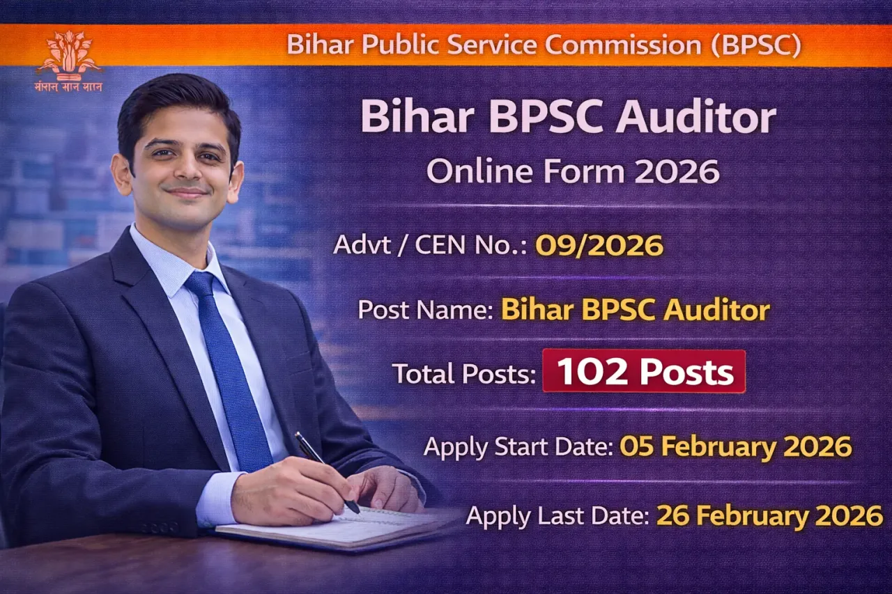 Bihar BPSC Auditor Recruitment 2026