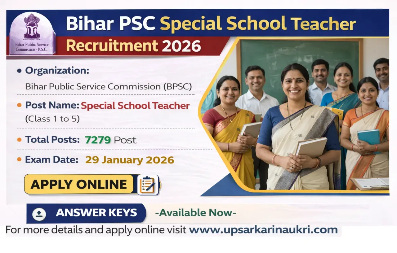 Bihar BPSC Special School Teacher Answer Key 2026