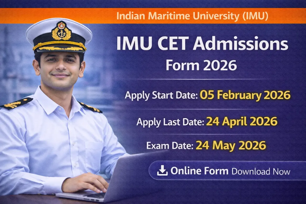 IMU CET Admissions Form 2026