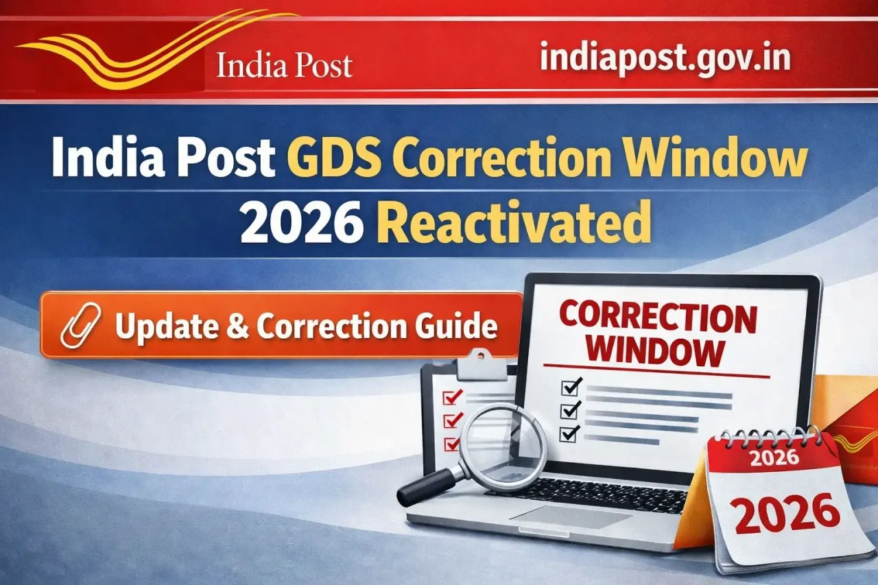 India Post GDS Correction / Edit Form 2026