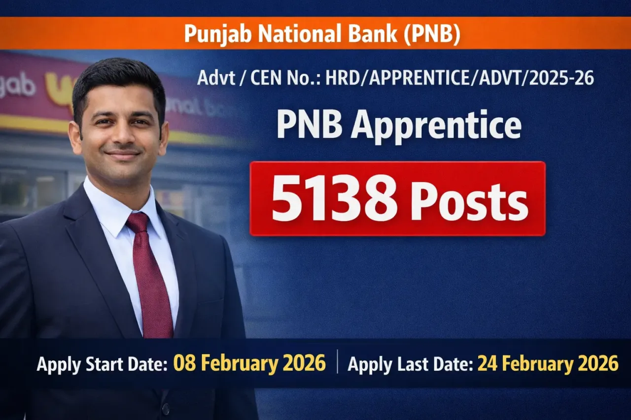 PNB Apprentice Recruitment 2026