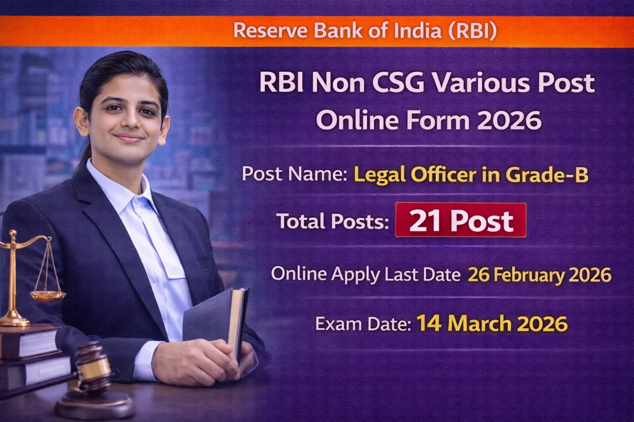 RBI Non CSG Various Post Admit Card 2026