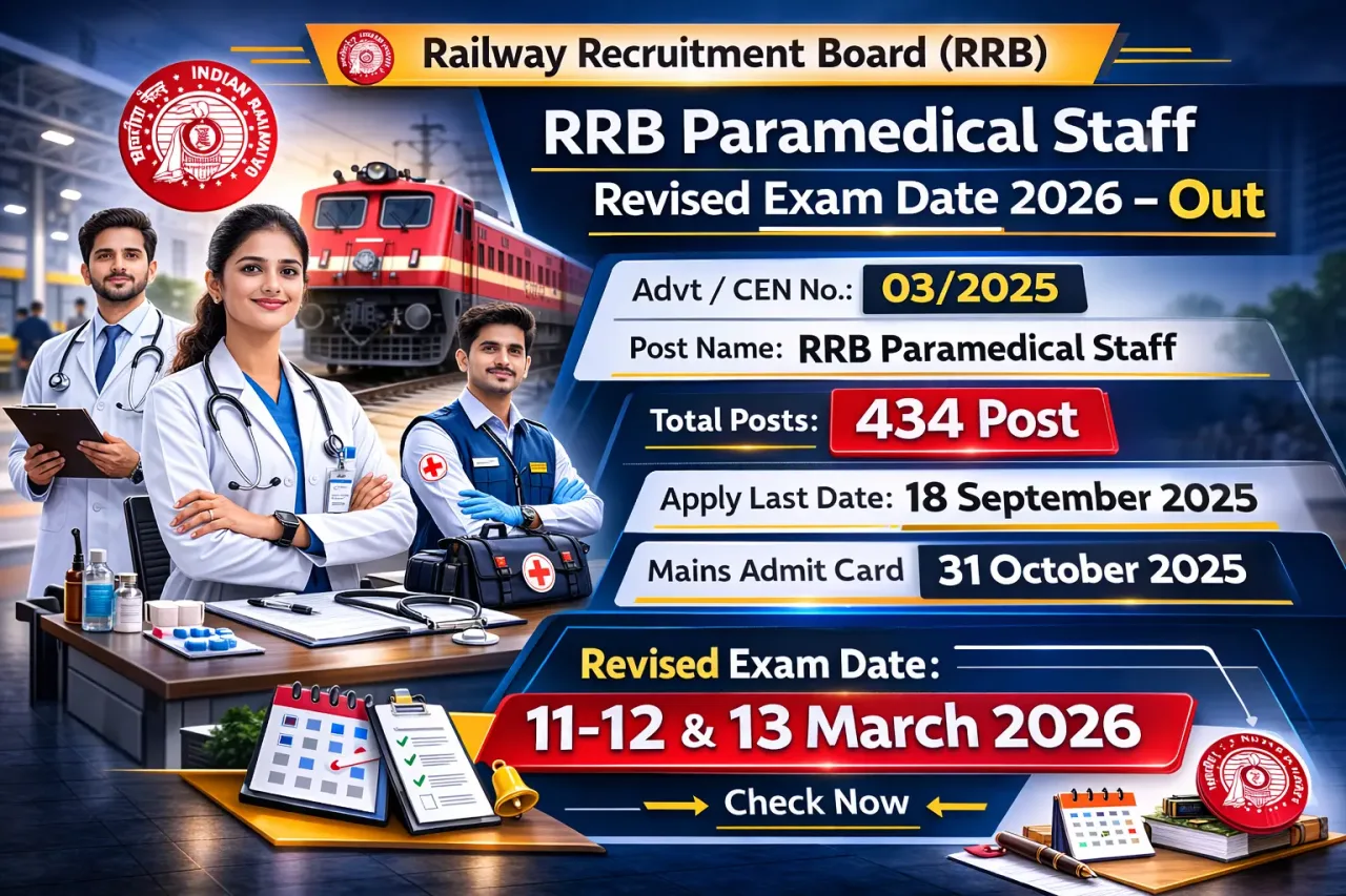 RRB Paramedical Staff Answer Key 2026 – Out