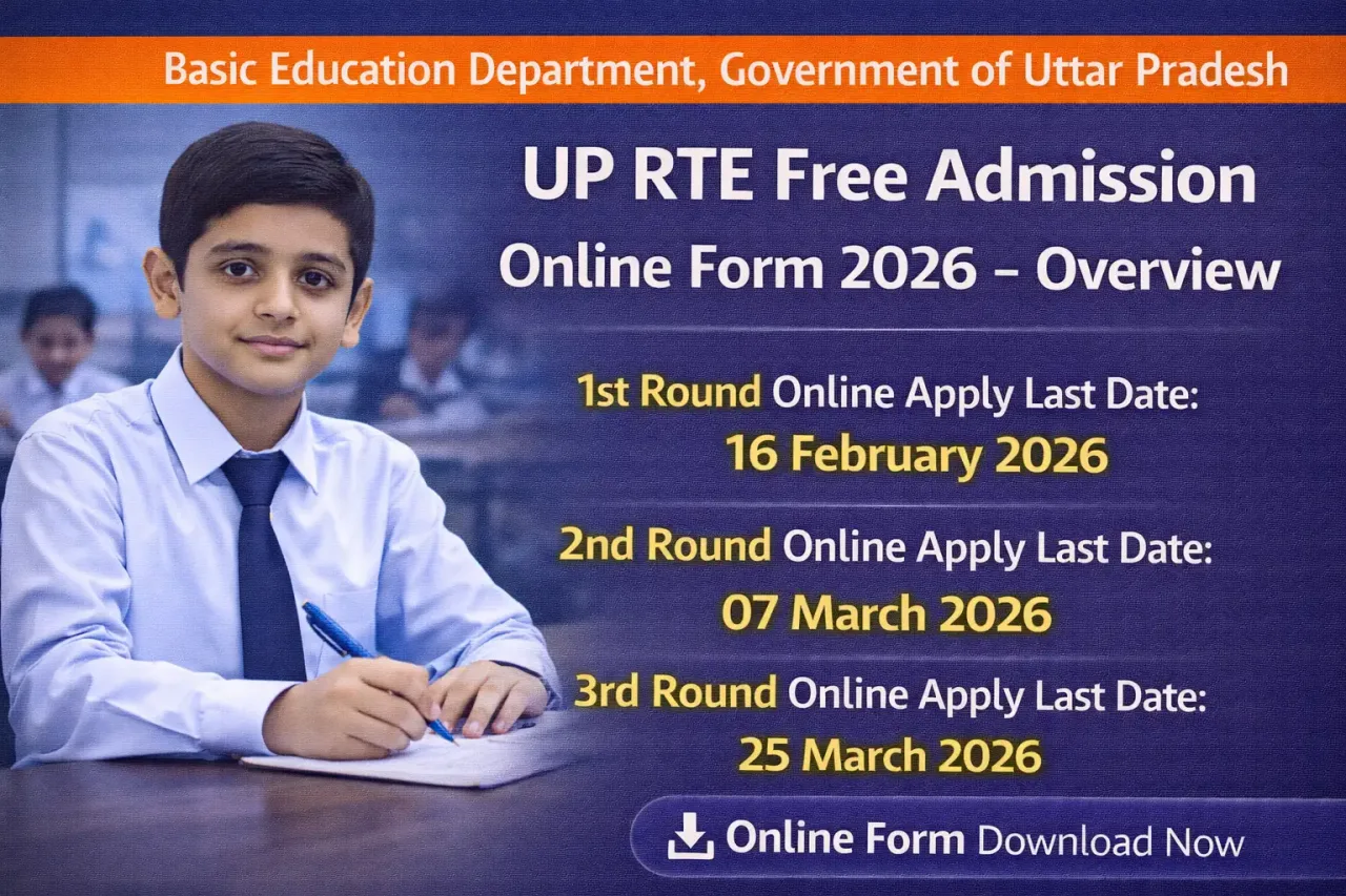 UP RTE Free Admission Online Form 2026