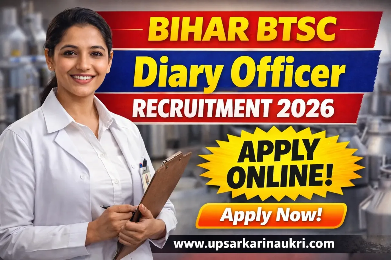 Bihar BTSC Diary Officer Recruitment 2026