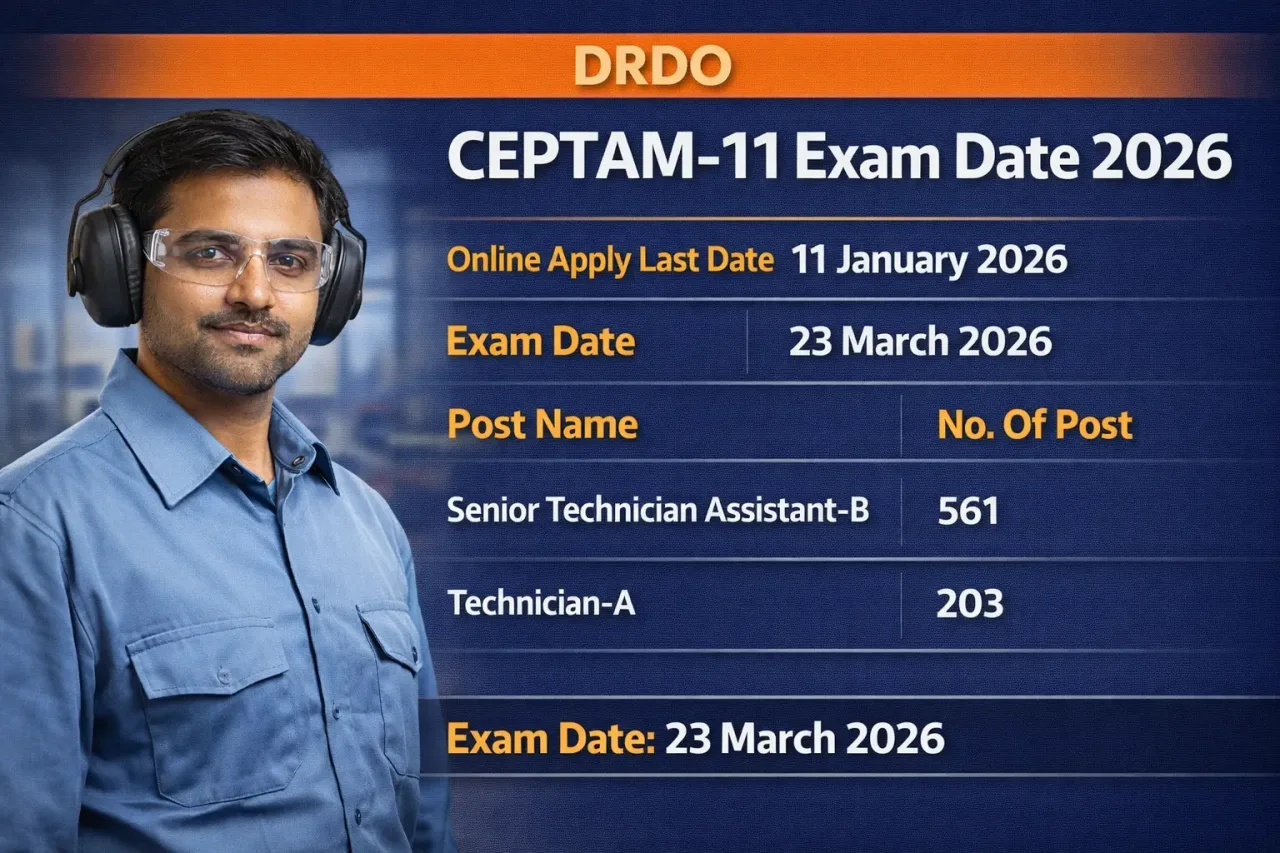 DRDO CEPTAM-11 Answer Key 2026 – Out