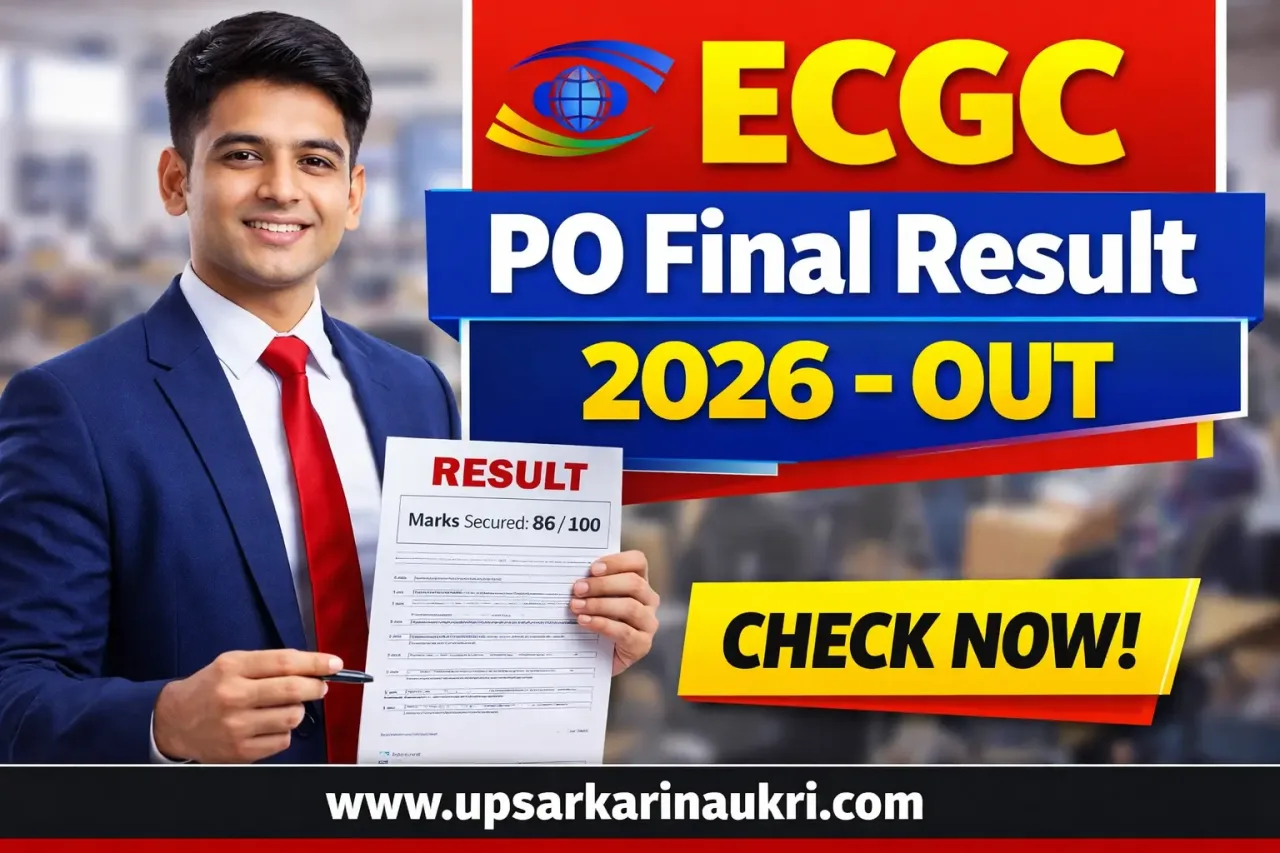 ECGC PO Final Result 2026 – Out