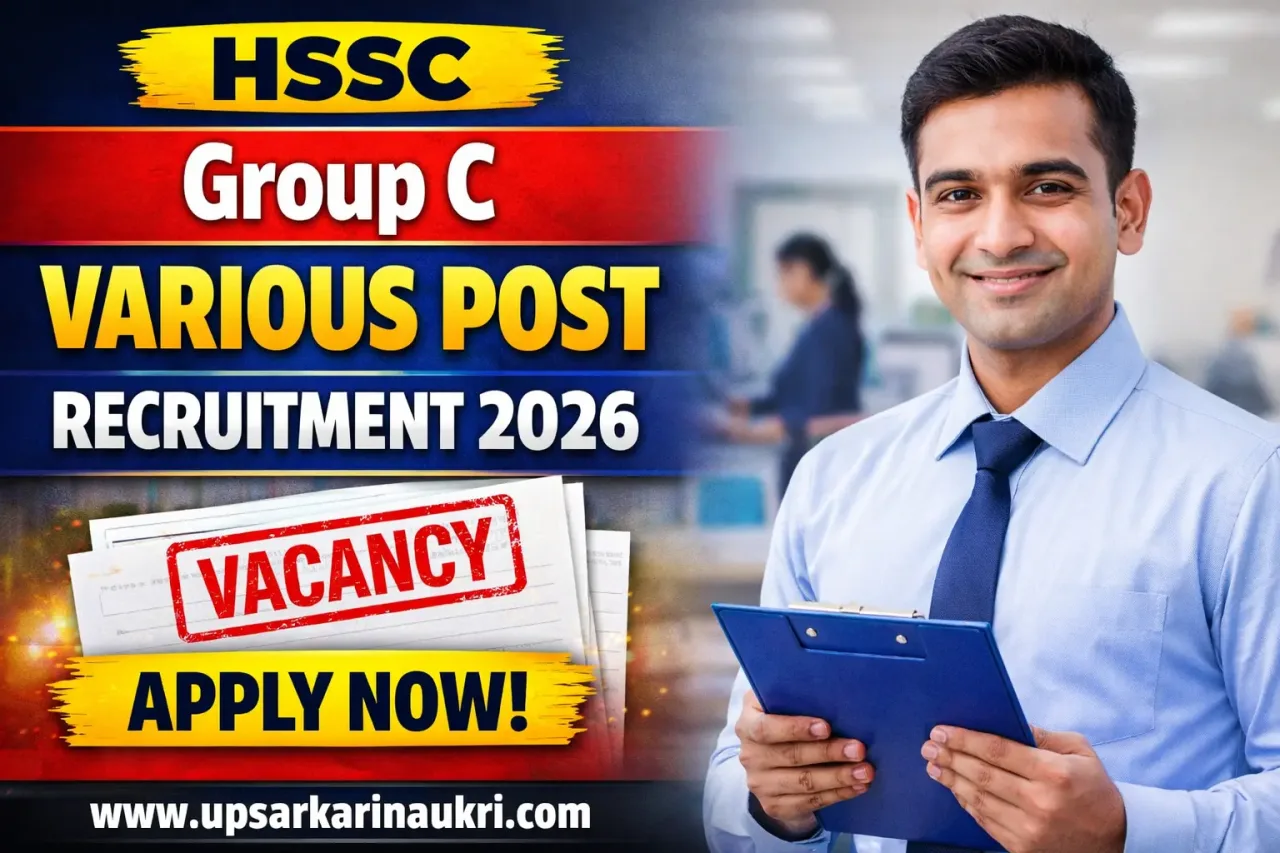 HSSC Group C Various Post Recruitment 2026