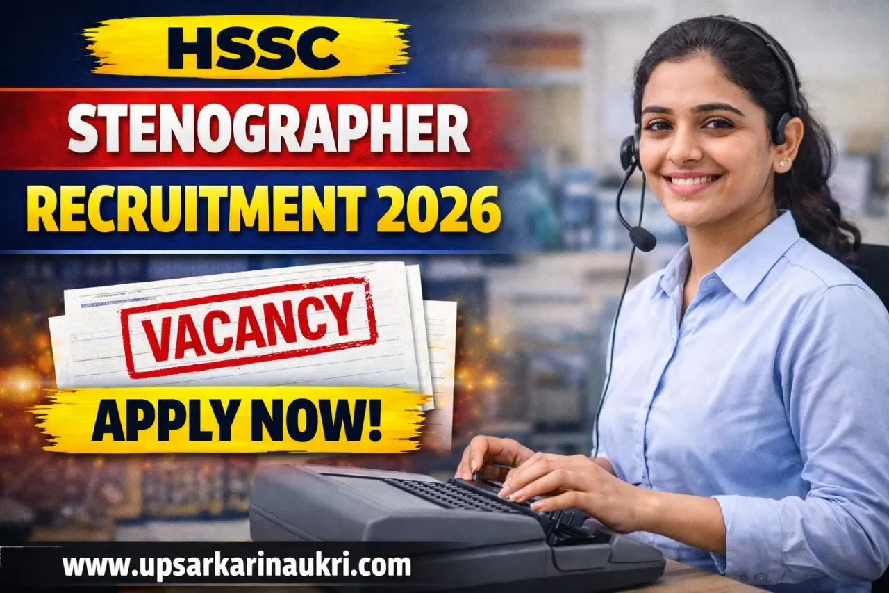 HSSC Stenographer Recruitment 2026