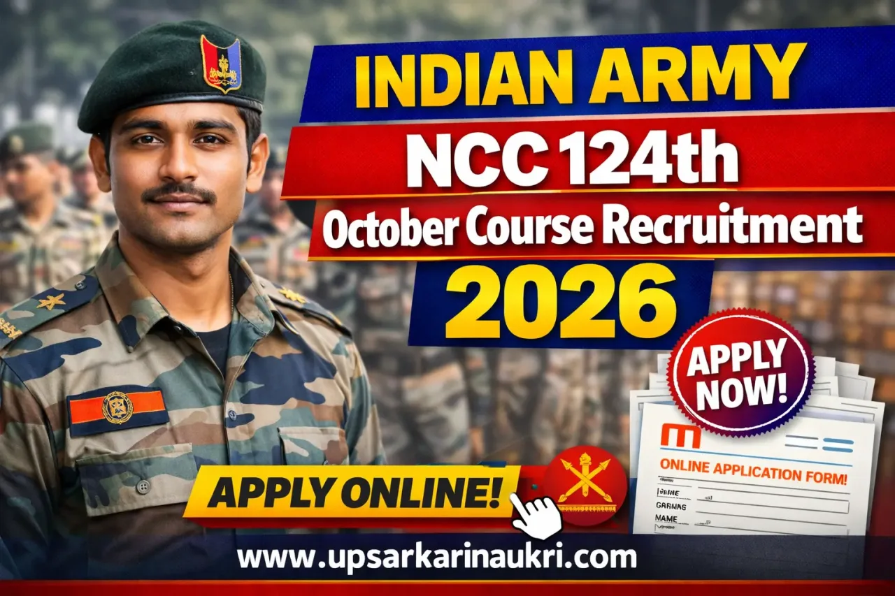 Indian Army NCC 124th October Course Recruitment 2026