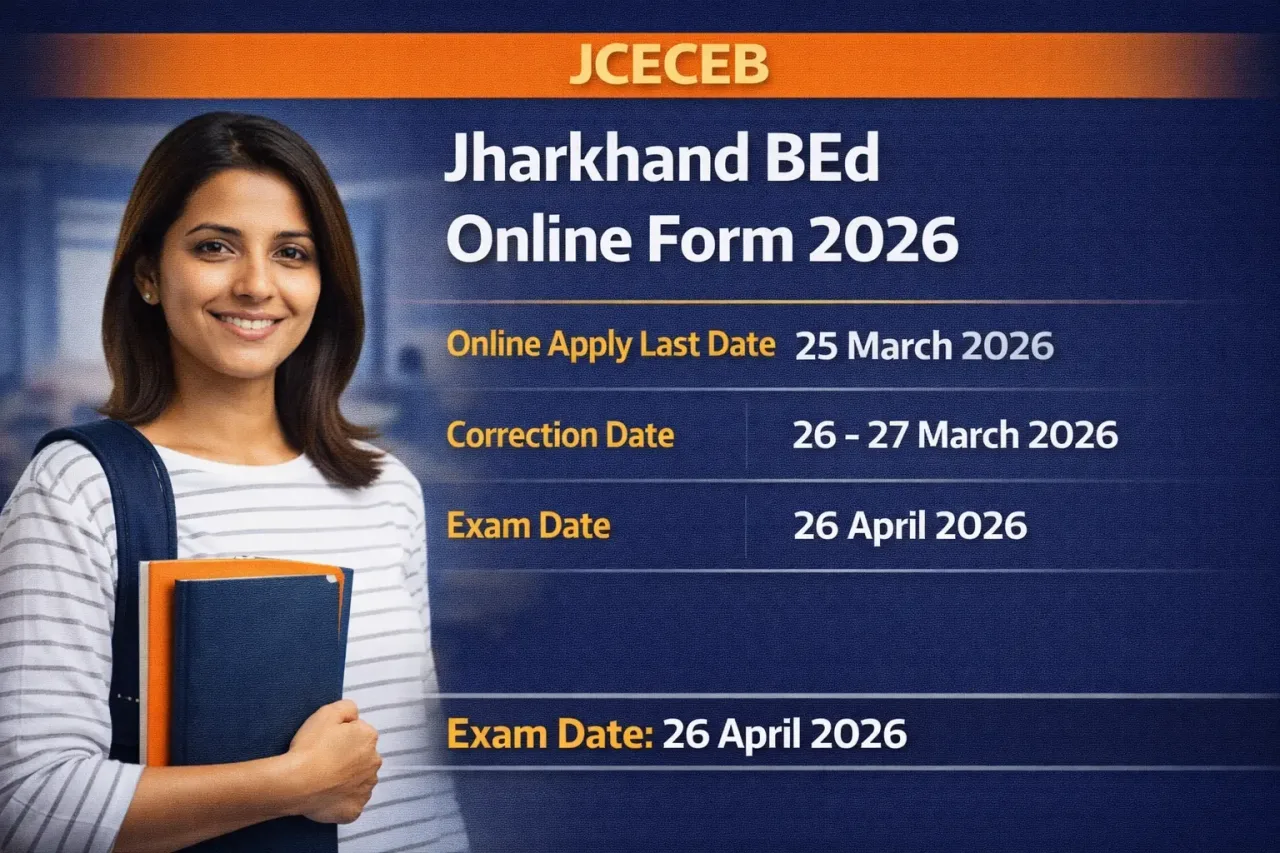 JCECEB Jharkhand BEd Online Form 2026