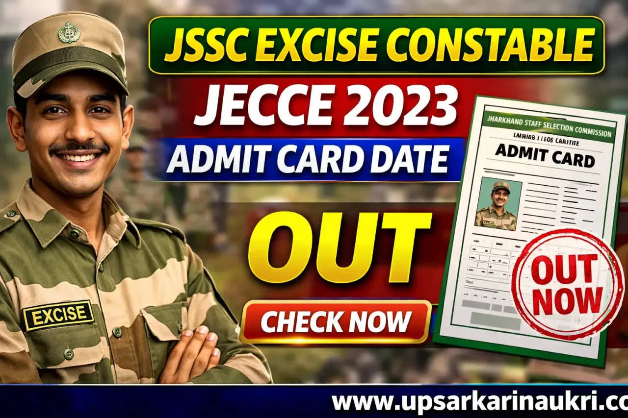 JSSC Excise Constable JECCE 2023 Admit Card Date – Out