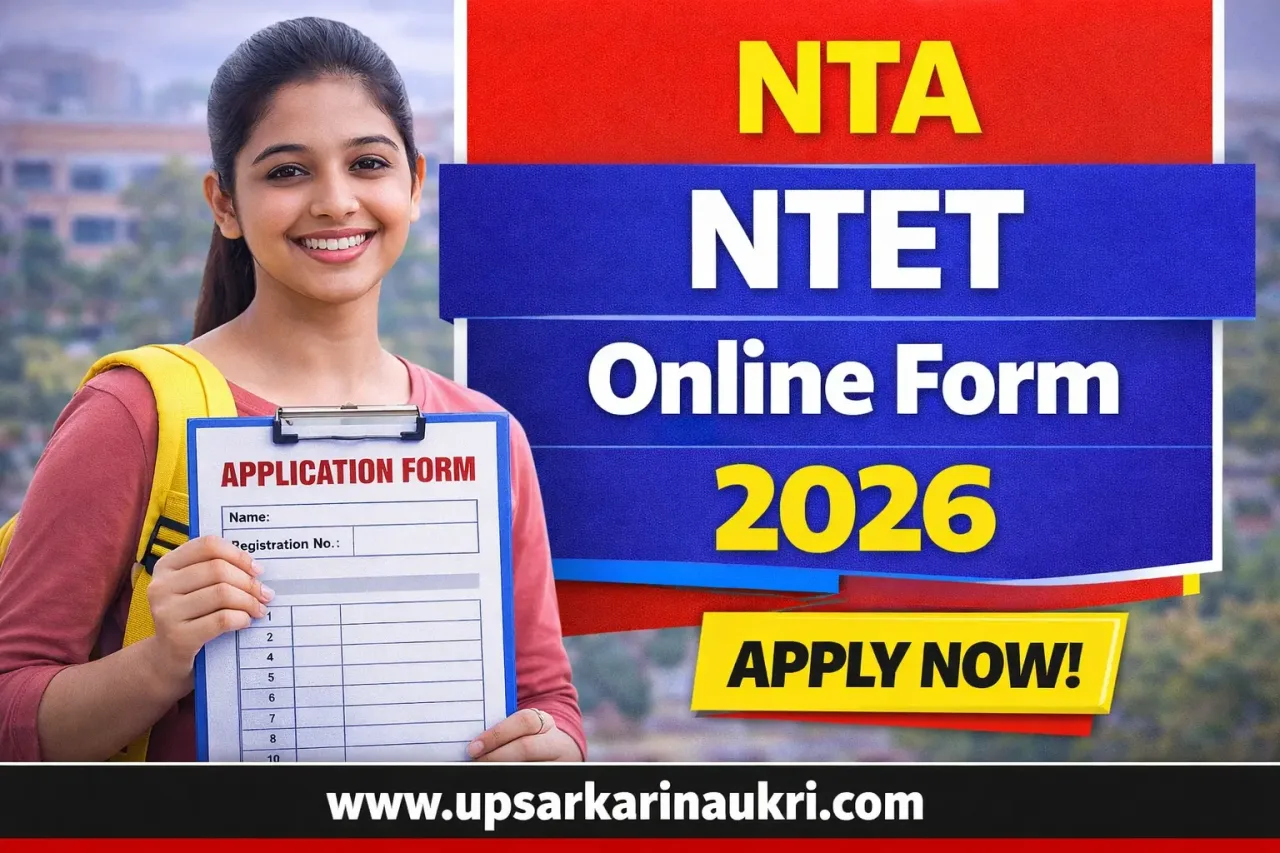 NTA NTET Online Form 2026