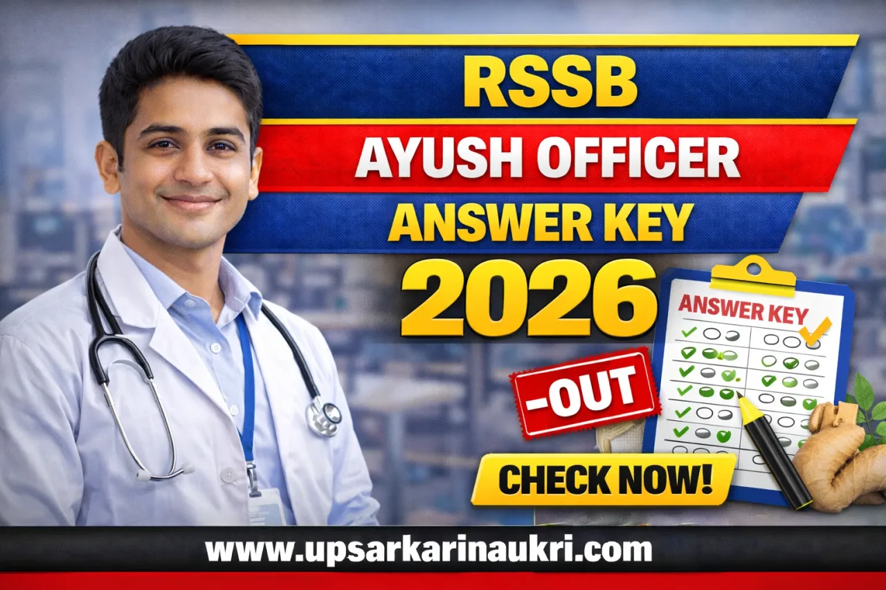 RSSB Ayush Officer Answer Key 2026 – Out
