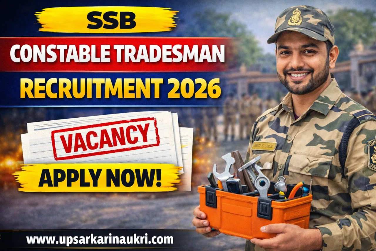 SSB Constable Tradesman Recruitment 2026