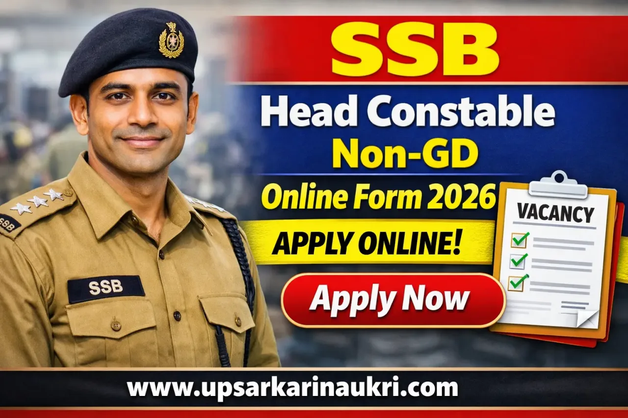 SSB Head Constable Non-GD Recruitment 2026