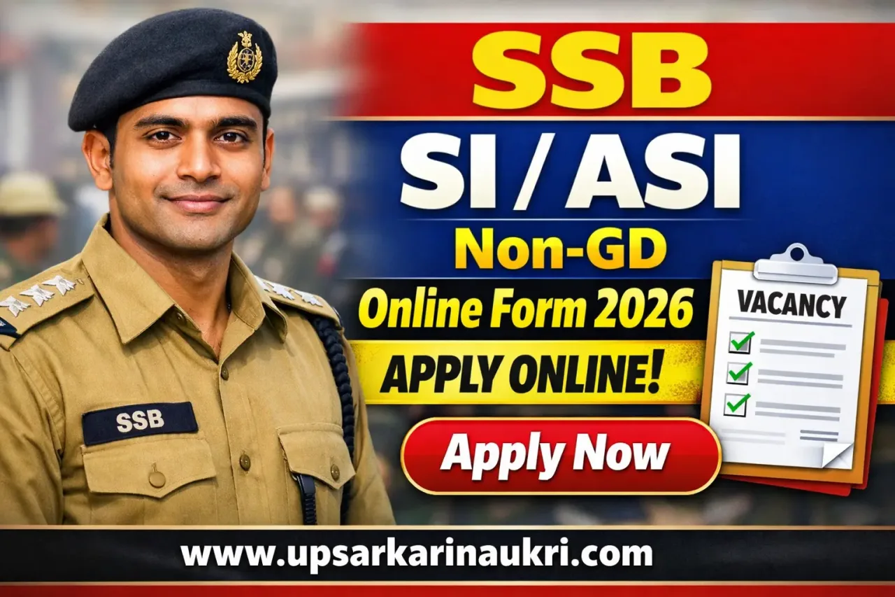 SSB SI / ASI Non-GD Recruitment 2026