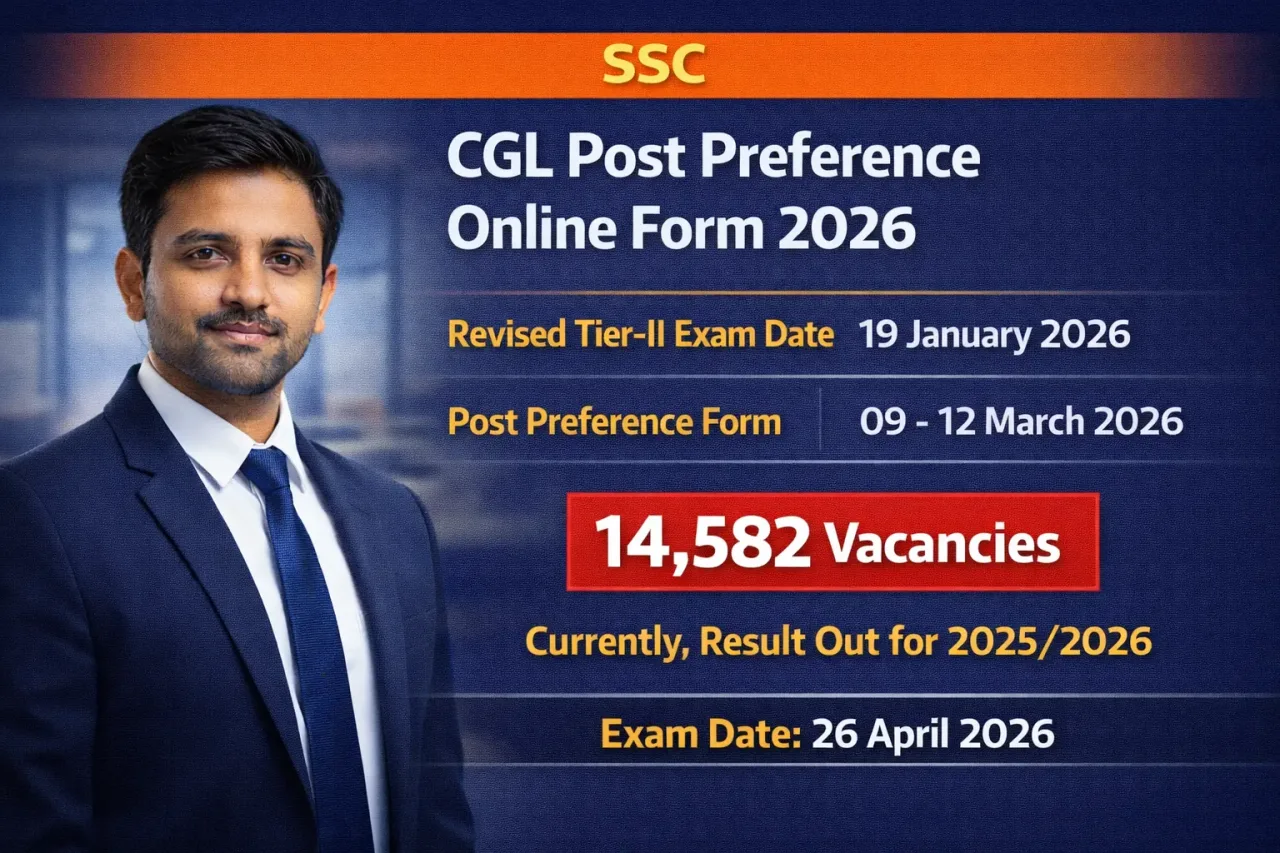 SSC CGL Post Preference Online Form 2026