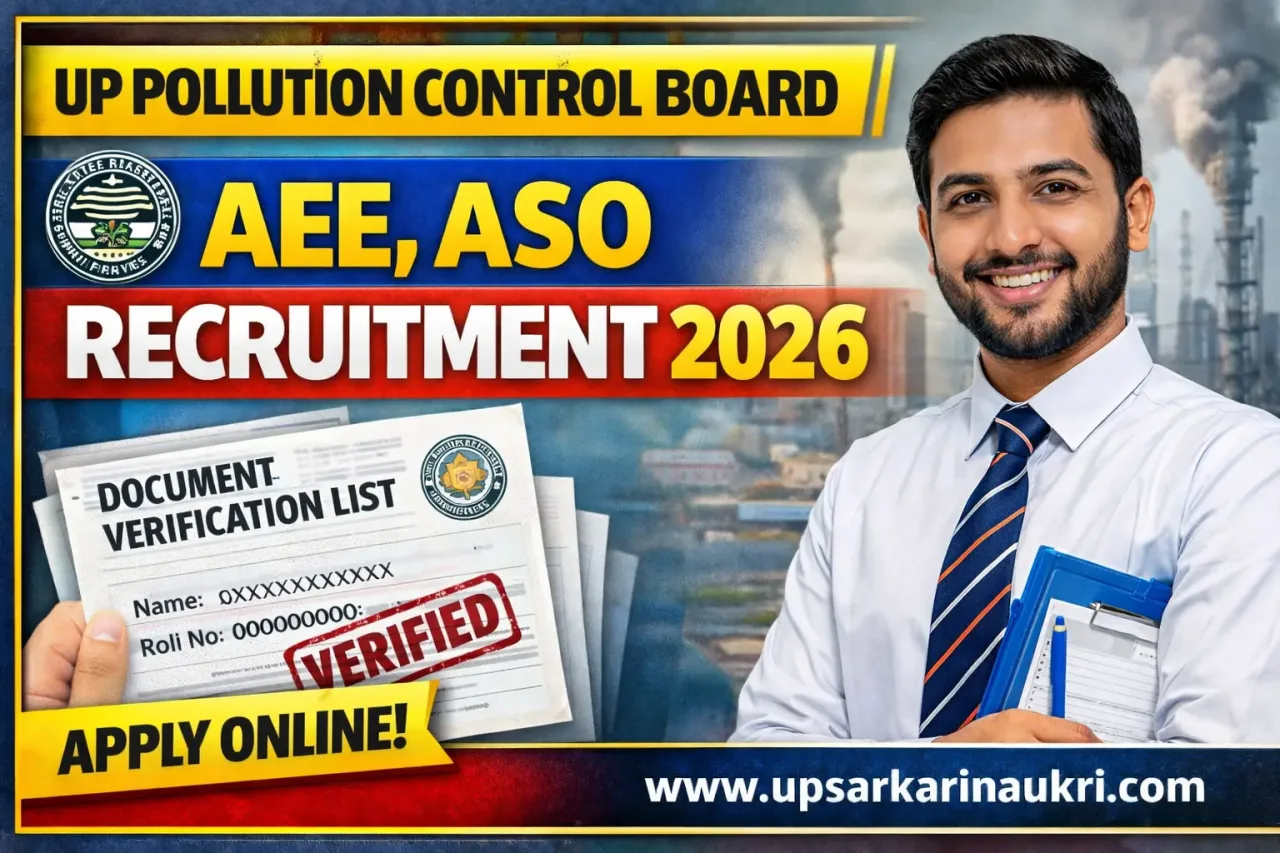 UP Pollution Control Board AEE, ASO Recruitment 2026