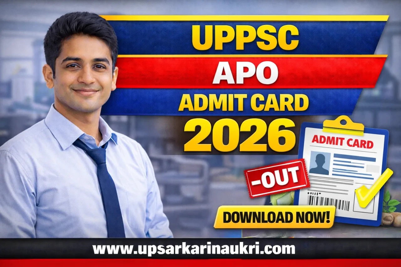 UPPSC APO Admit Card 2026 – Out