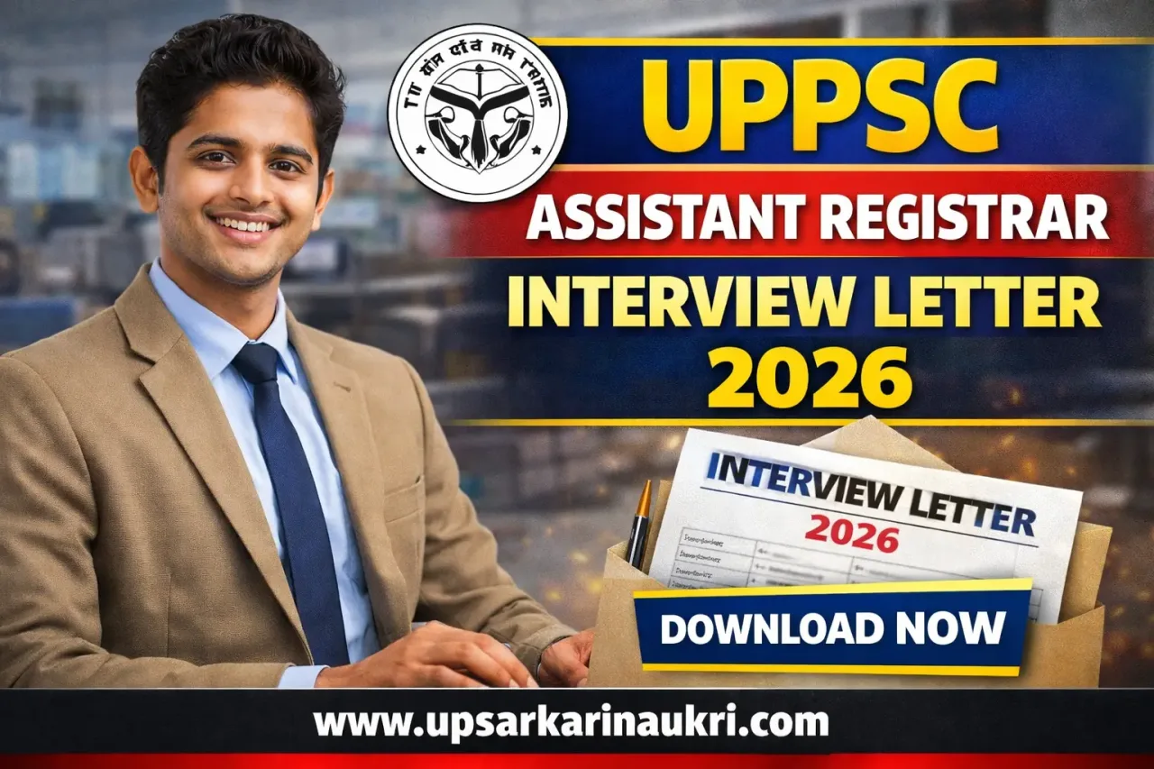 UPPSC Assistant Registrar Interview Letter 2026