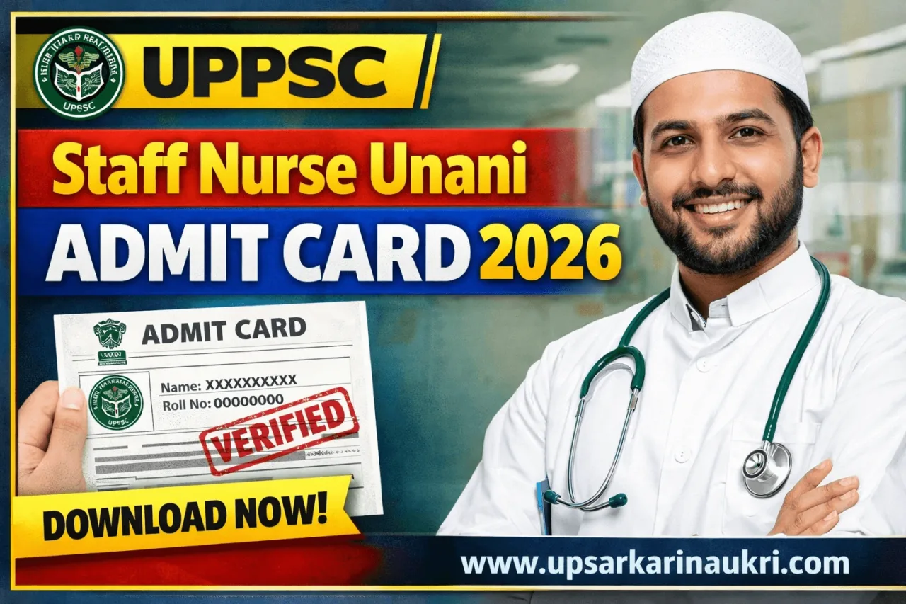 UPPSC Staff Nurse Unani Answer Key 2026 – Out