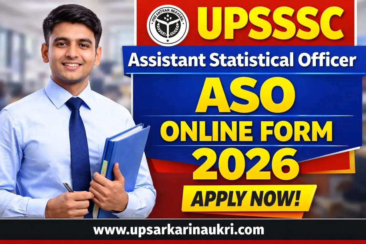 UPSSSC Assistant Statistical Officer ASO Recruitment 2026