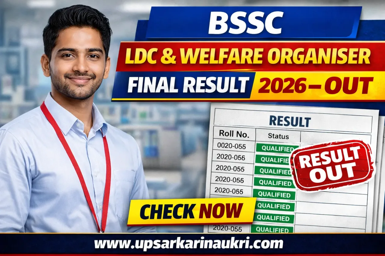 BSSC LDC & Welfare Organiser Final Result 2026 – Out