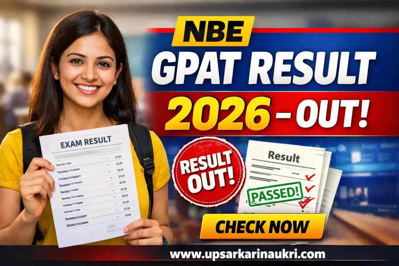 NBE GPAT Result 2026 – Out