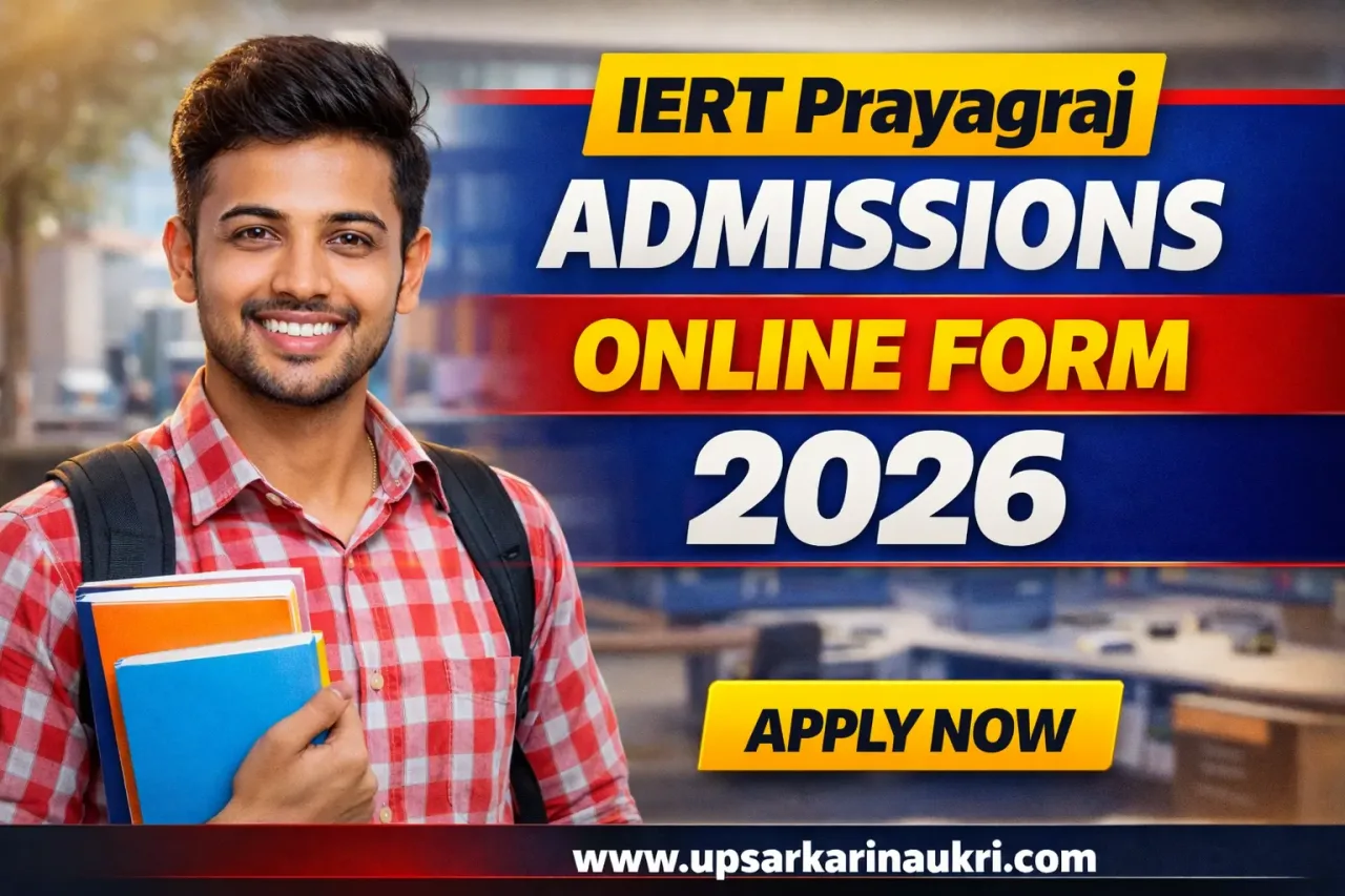 IERT Prayagraj Admissions Online Form 2026