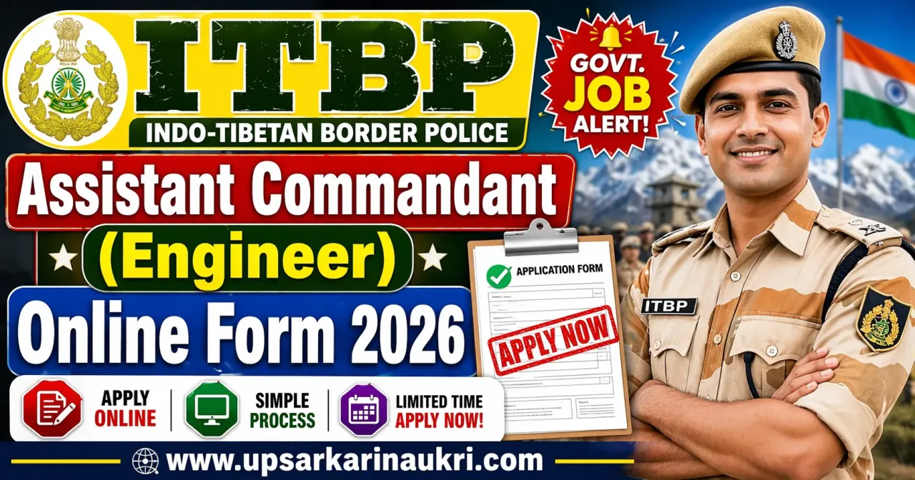ITBP Assistant Commandant (Engineer) Recruitment 2026