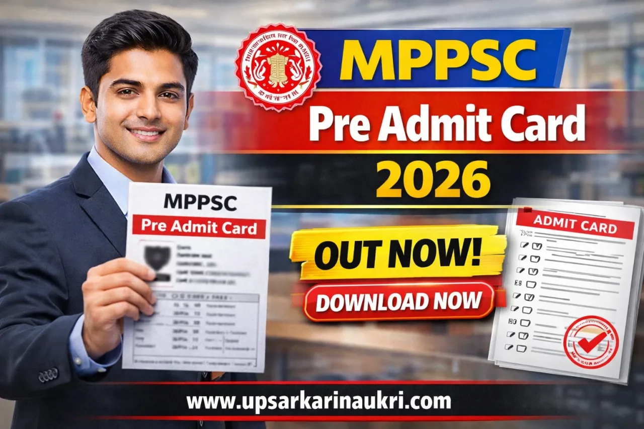 MPPSC Pre Admit Card 2026