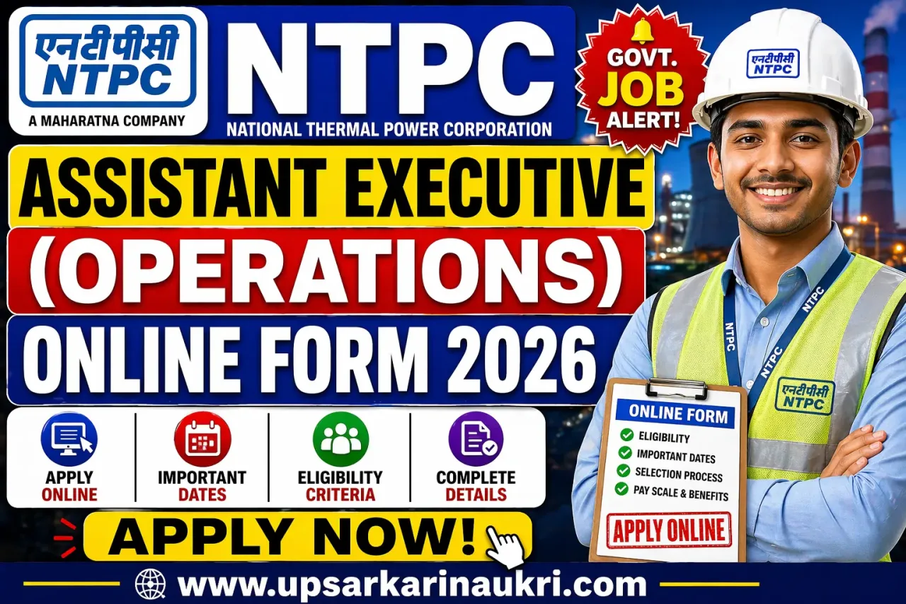 NTPC Assistant Executive (Operations) Recruitment 2026