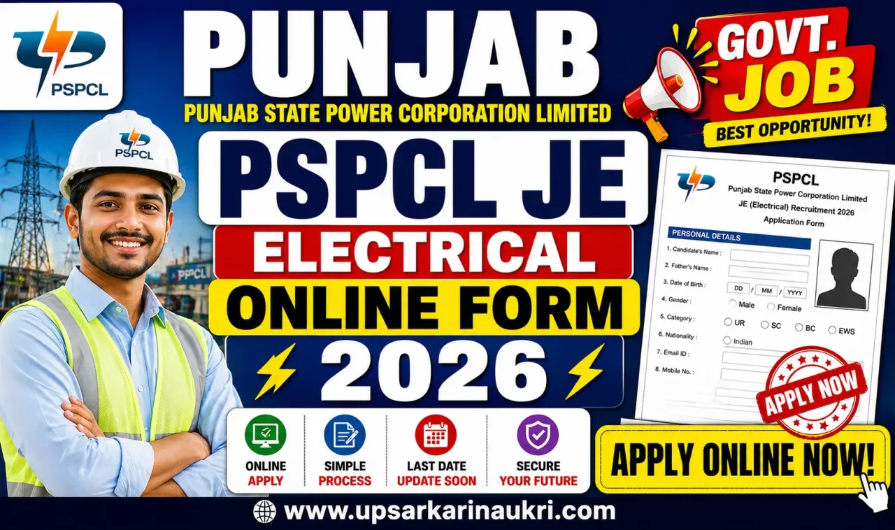 Punjab PSPCL JE Electrical Recruitment 2026