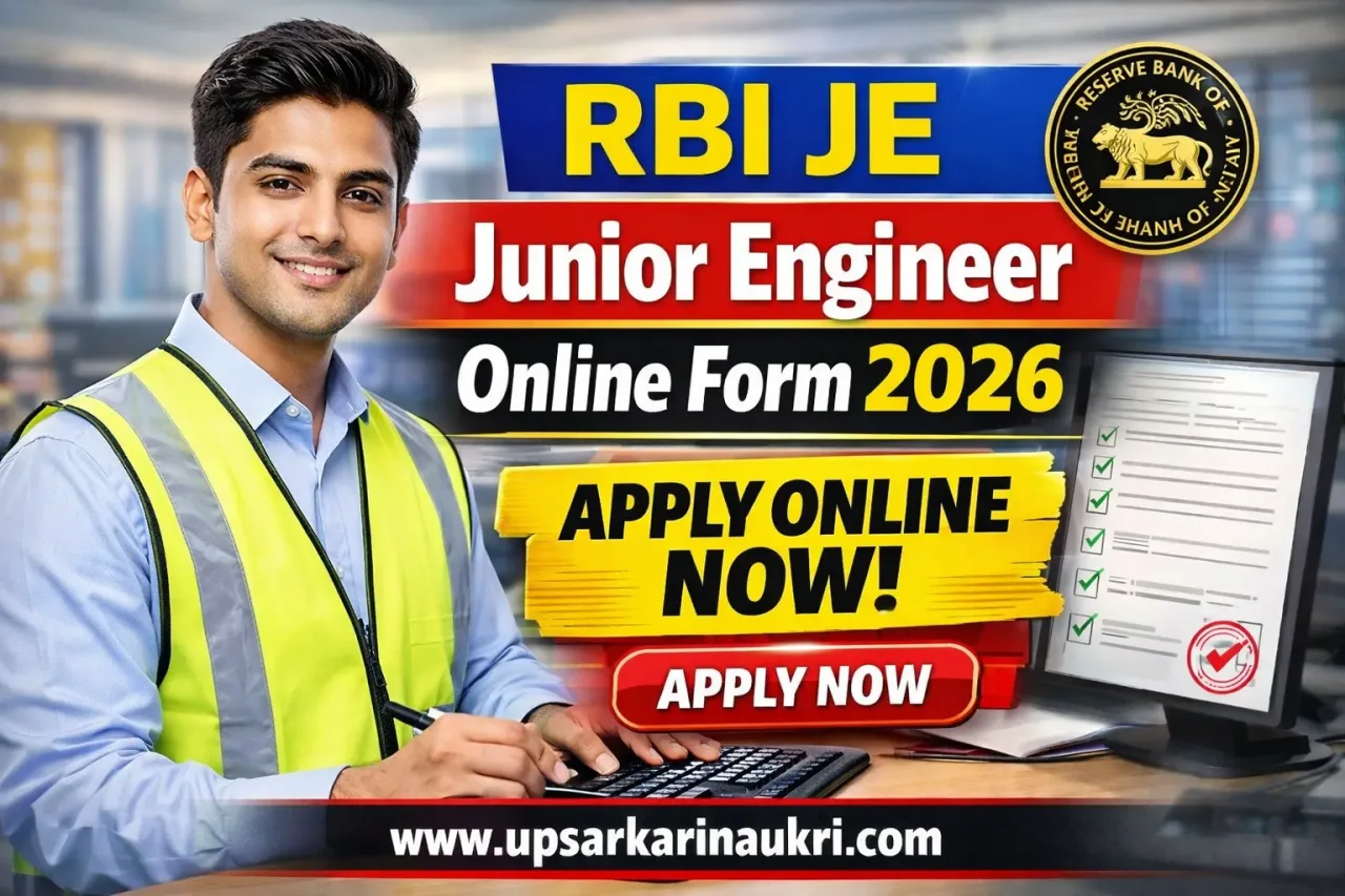 RBI JE Junior Engineer Recruitment 2026