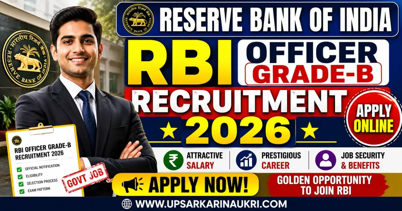 RBI Officer Grade-B Recruitment 2026