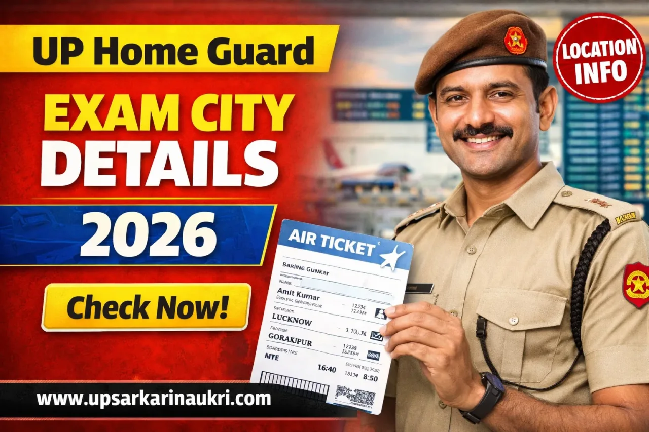 UP Home Guard Exam City Details 2026 – Out