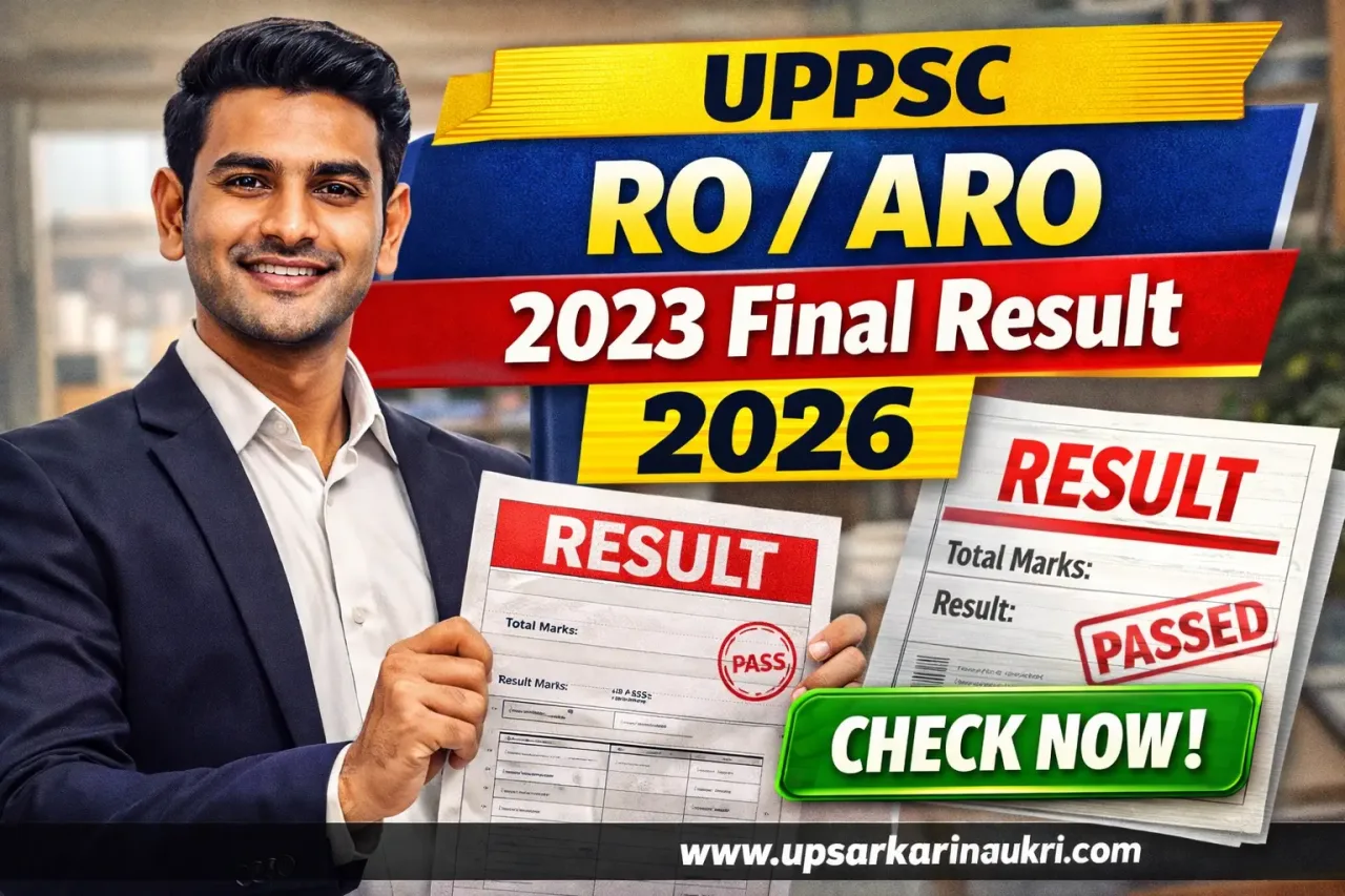UPPSC RO/ ARO 2023 Final Result 2026