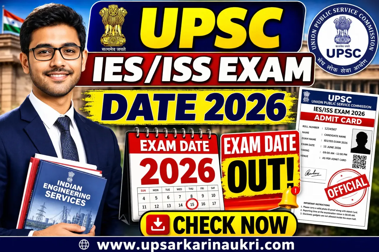 UPSC IES/ISS Exam Date 2026 – Out