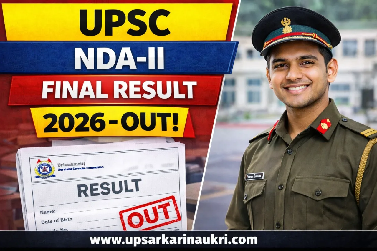 UPSC NDA II Final Result 2026 – Out