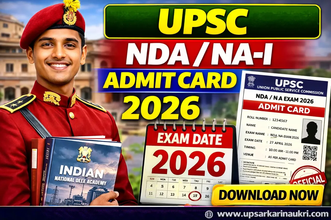 UPSC NDA / NA-I Admit Card 2026
