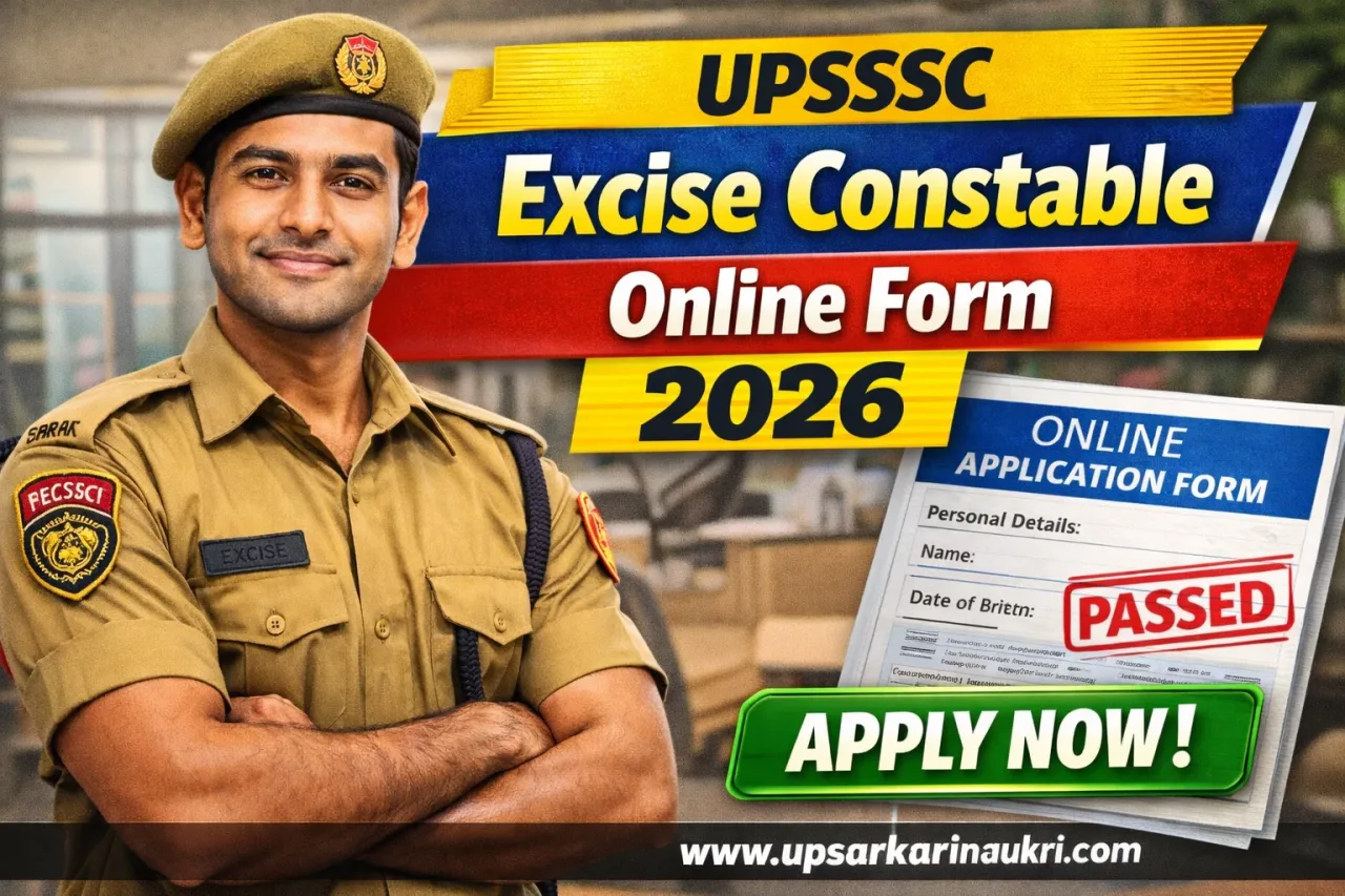 UPSSSC Excise Constable Recruitment 2026