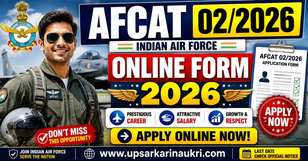AFCAT 02/2026 Batch Recruitment