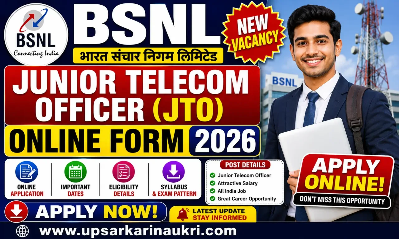 BSNL Junior Telecom Officer JTO Recruitment 2026
