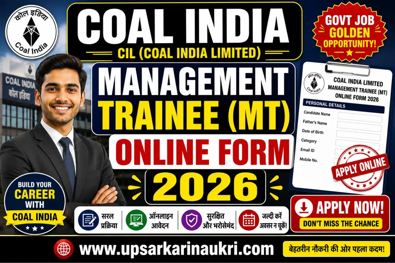Coal India CIL Management Trainee MT Recruitment 2026