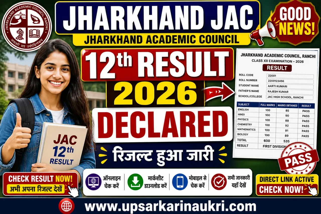 Jharkhand JAC 12th Result 2026 – Declared