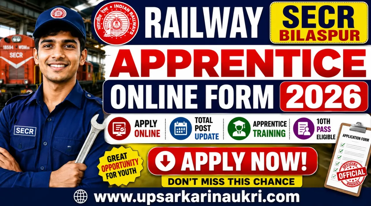 Railway SECR Bilaspur Apprentice Recruitment 2026