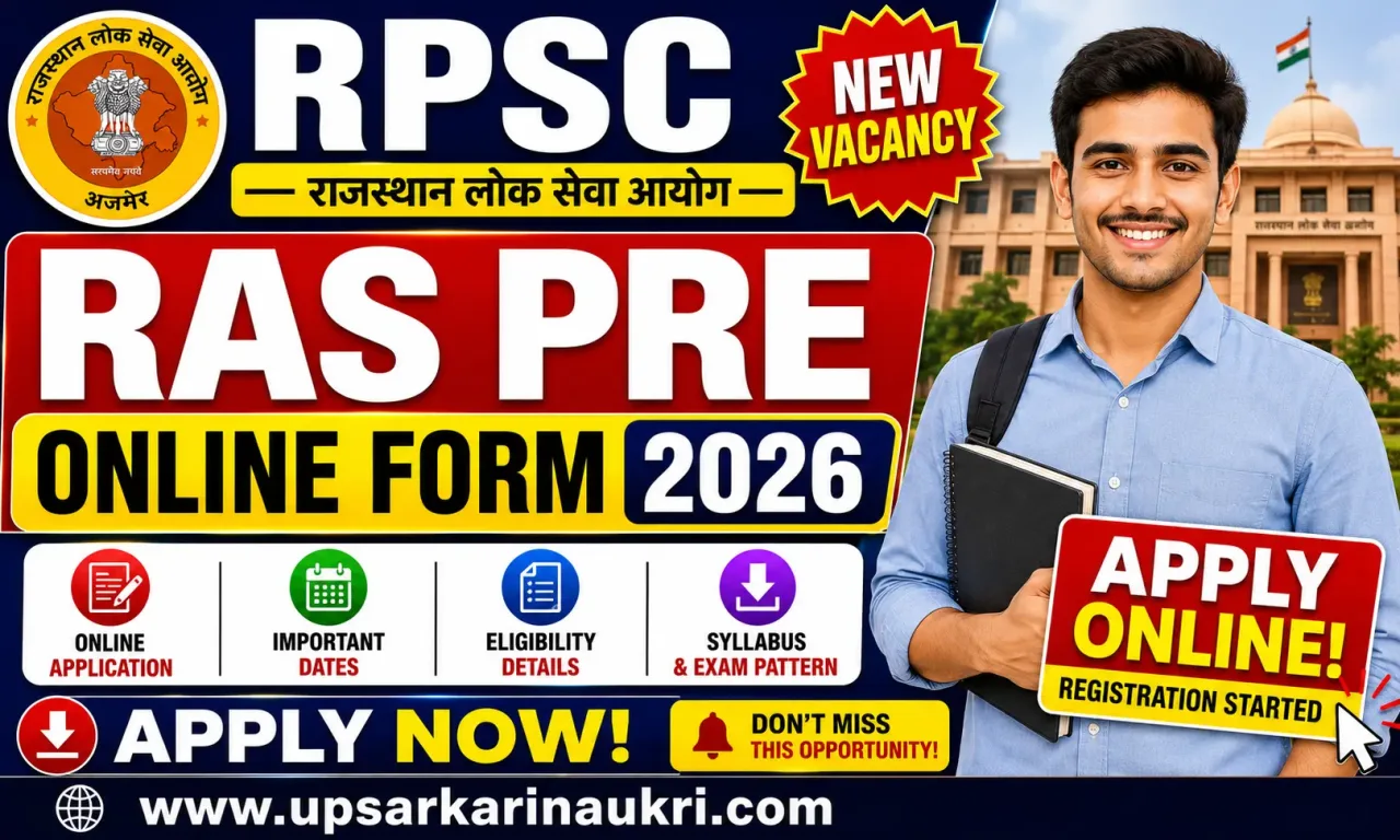 RPSC RAS Pre Recruitment 2026