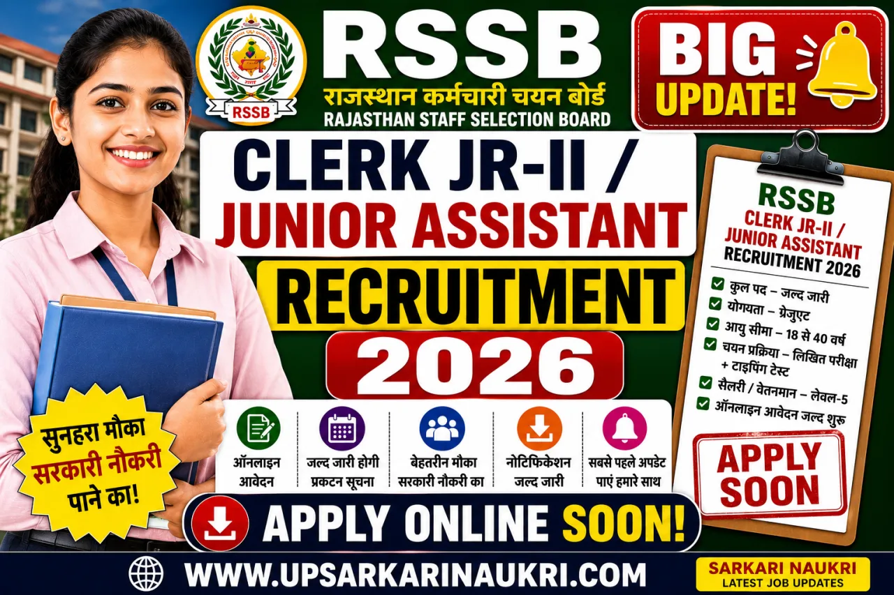 RSSB Clerk Jr-II / Junior Assistant Exam Date 2026 – Out