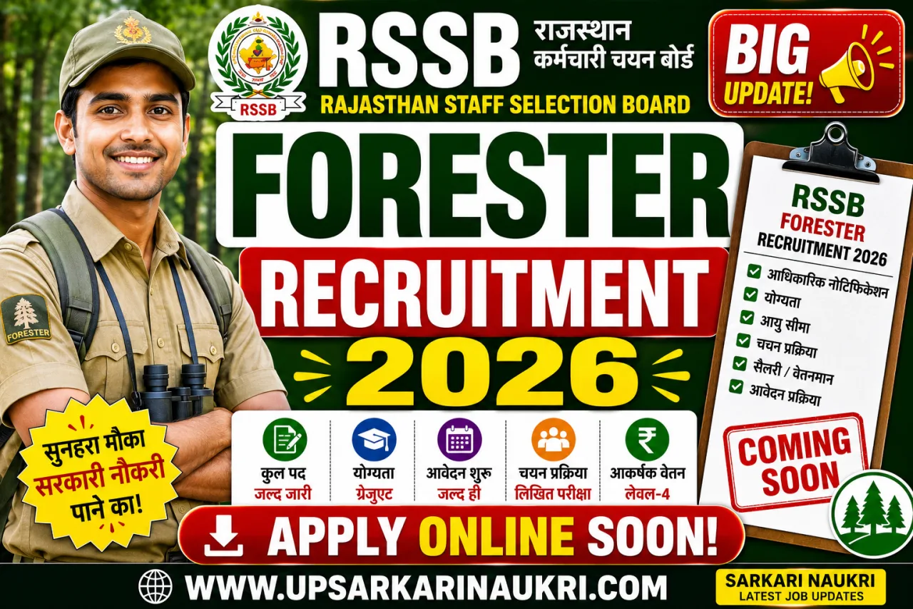 RSSB Forester Exam Date 2026 – Out